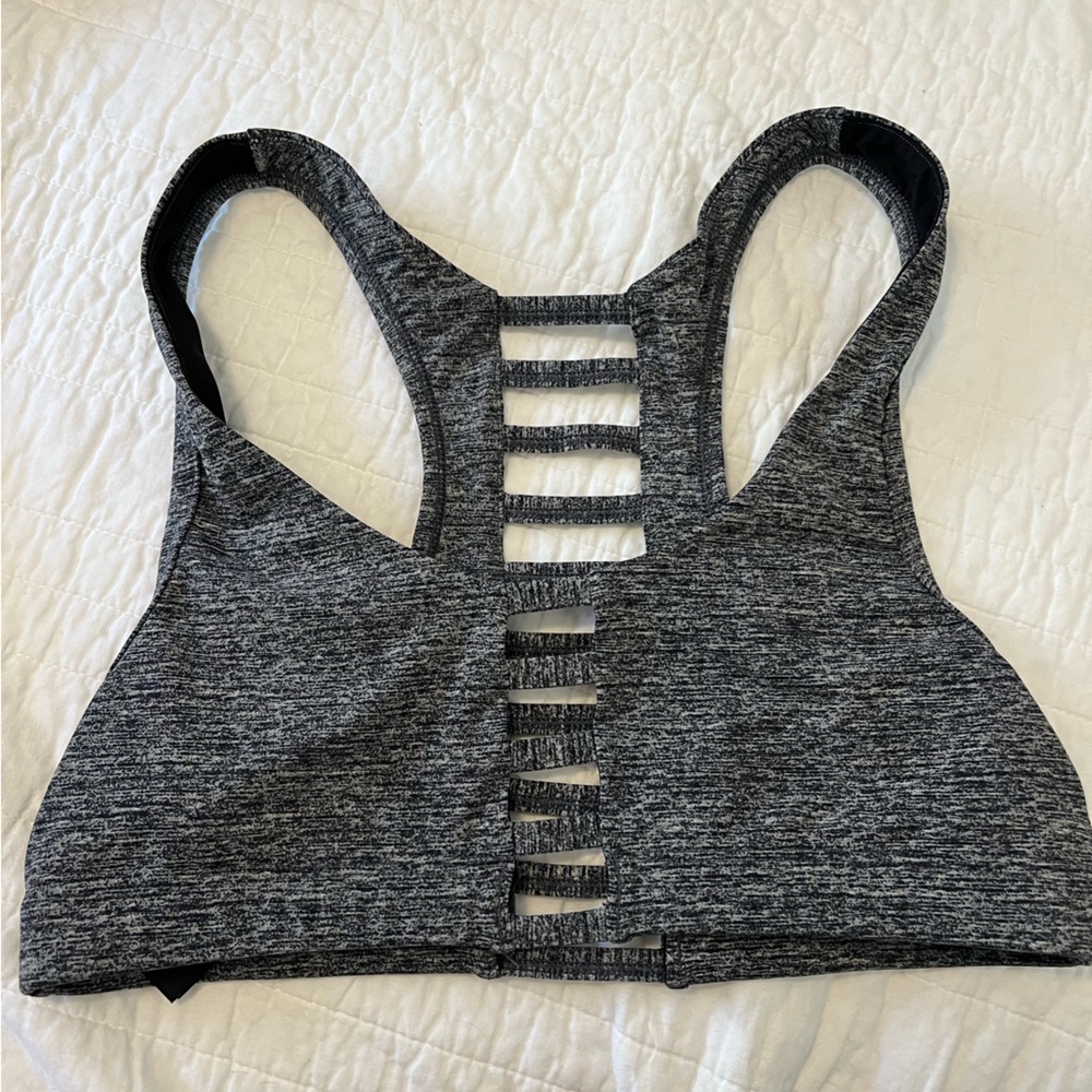 PINK cutout sports bra